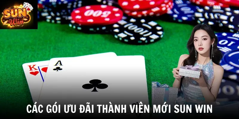 Các gói ưu đãi thành viên mới SUN WIN