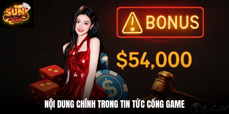 Nội dung chính trong tin tức cổng game